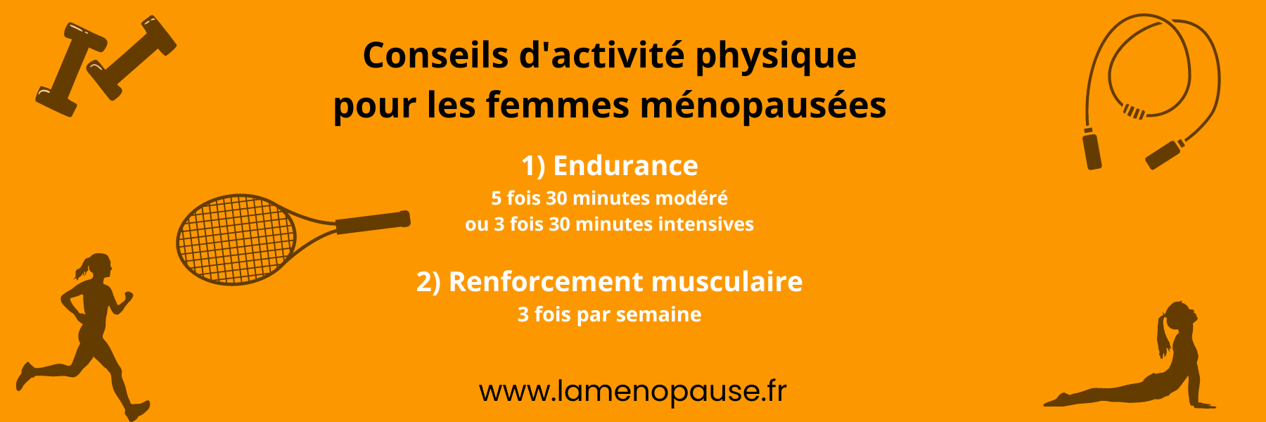 Activité physique et sport à la ménopause Ménopause information